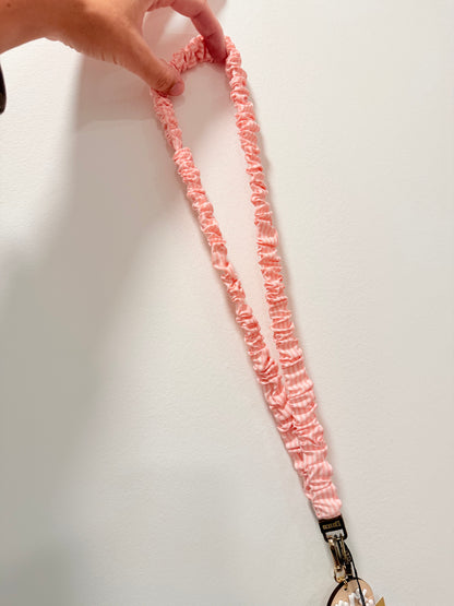 Scrunchie Lanyard with Name Disc