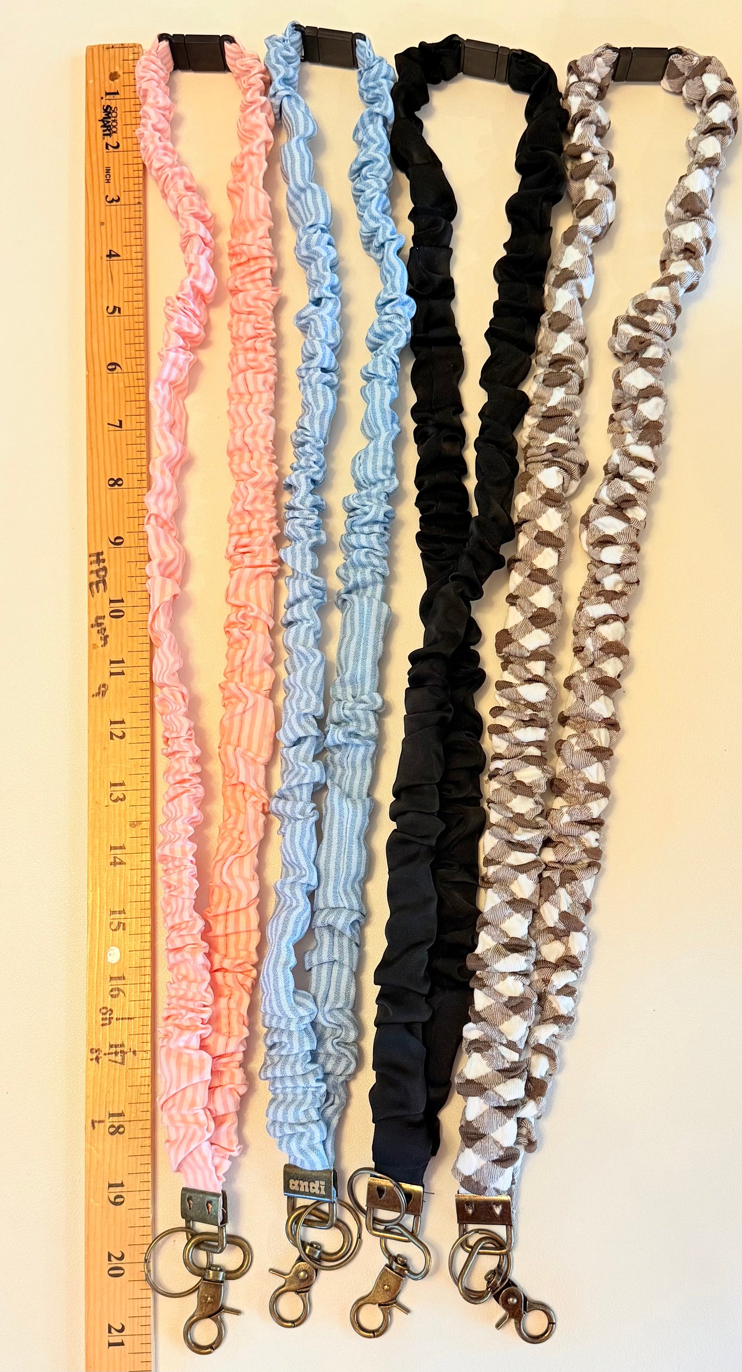 Scrunchie Lanyard with Name Disc