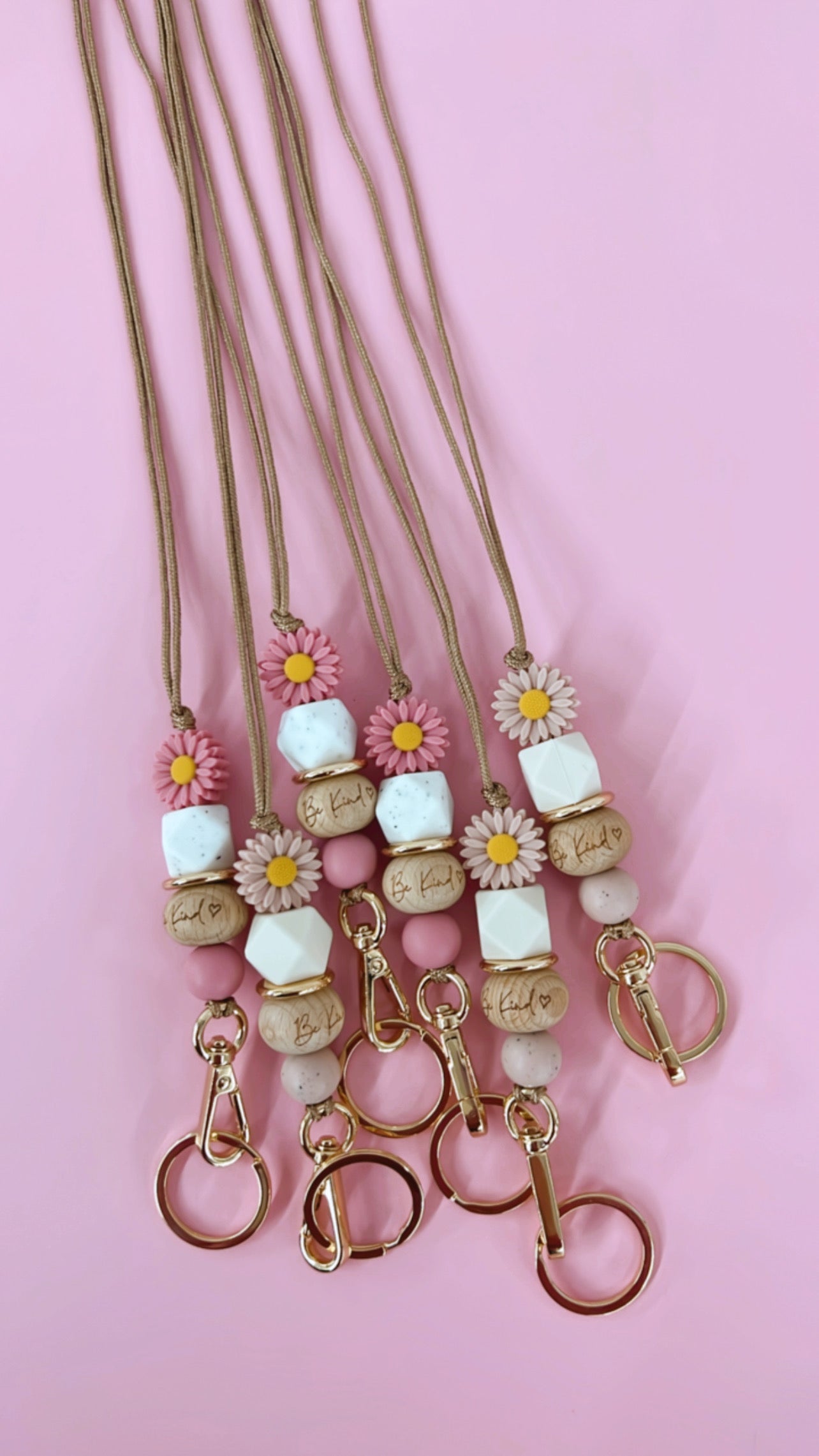 Be Kind | Daisy Flower Lanyard