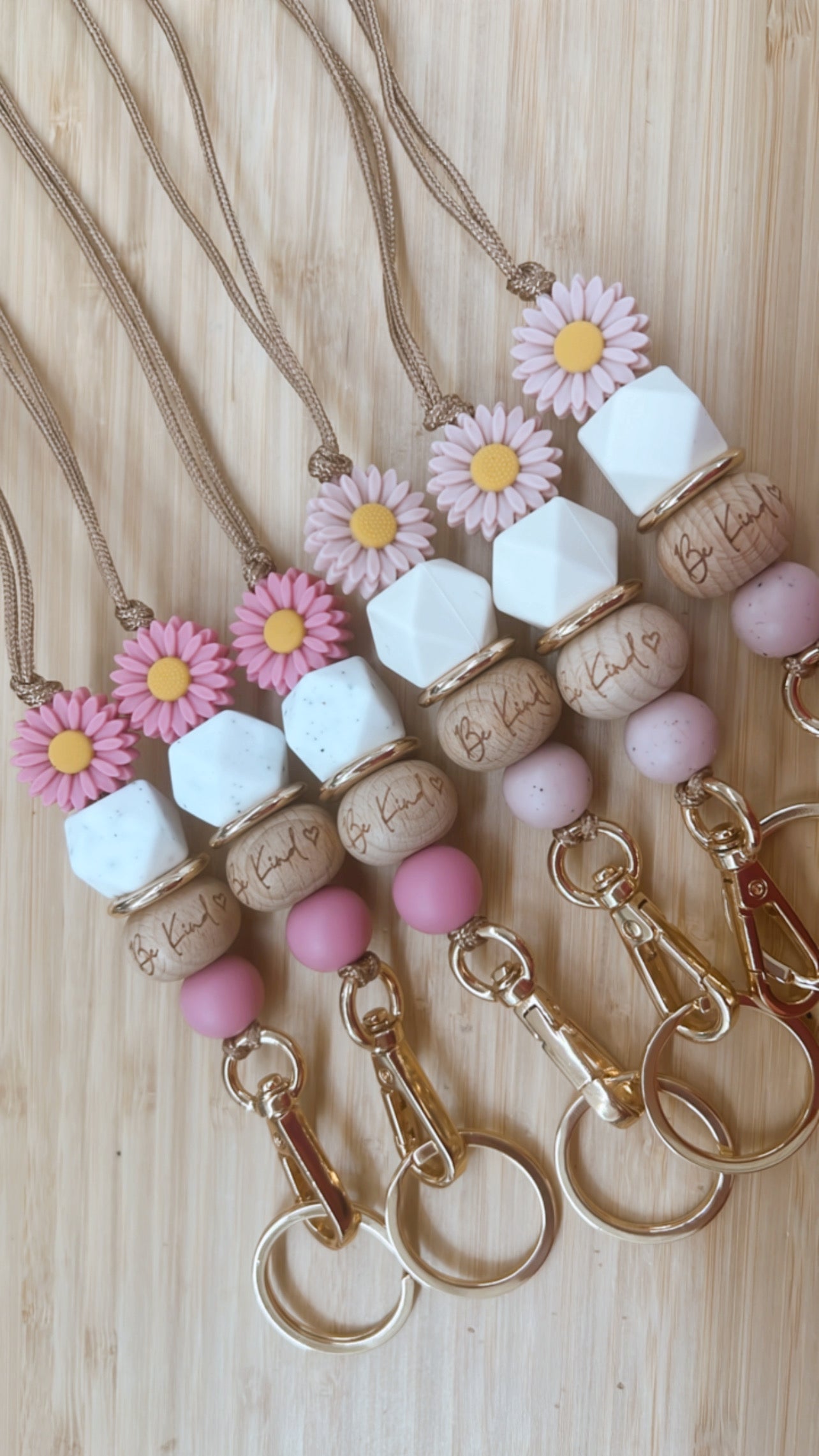 Be Kind | Daisy Flower Lanyard