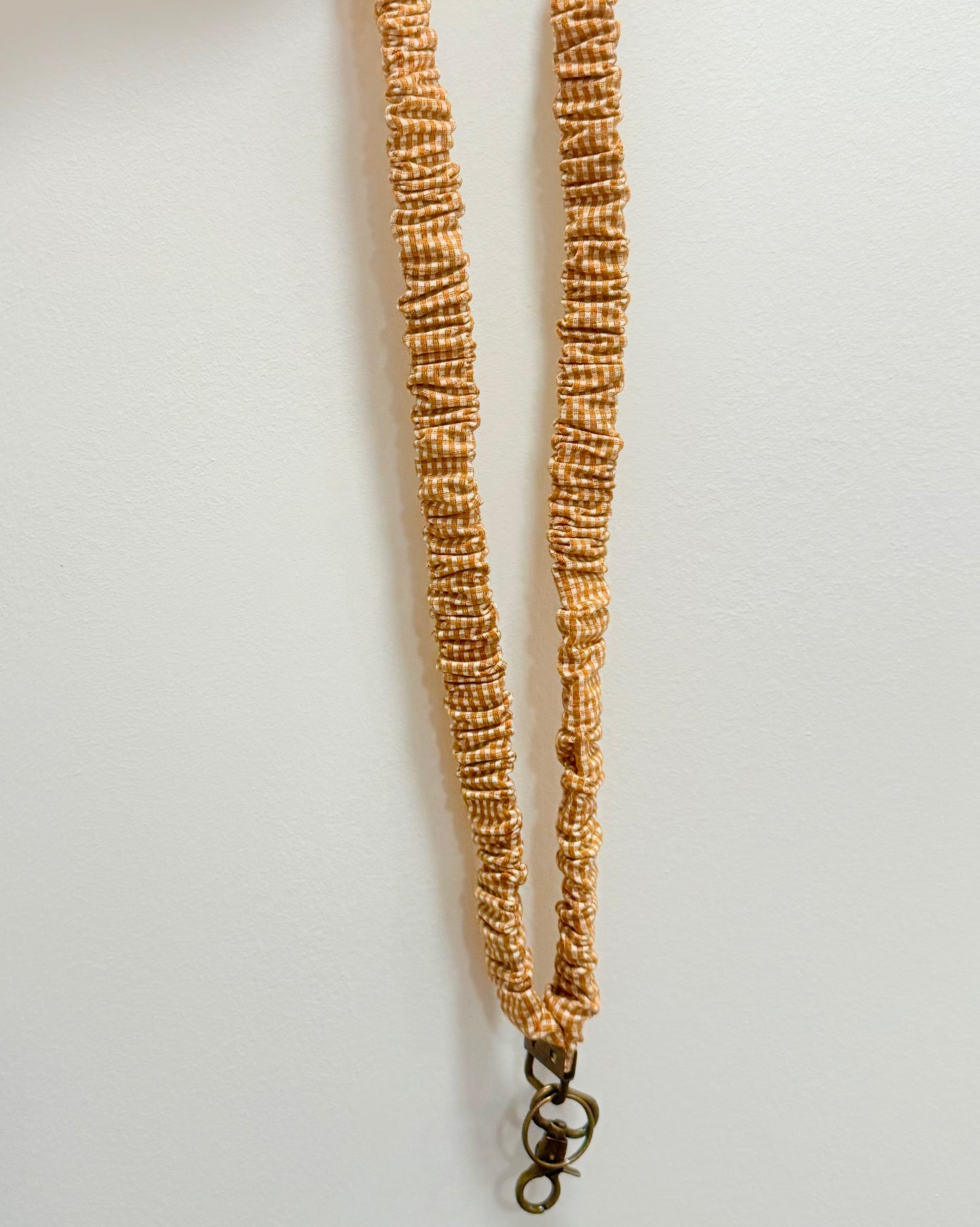 Scrunchie Lanyard with Name Disc