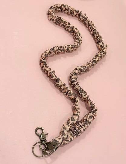 Scrunchie Lanyard with Name Disc