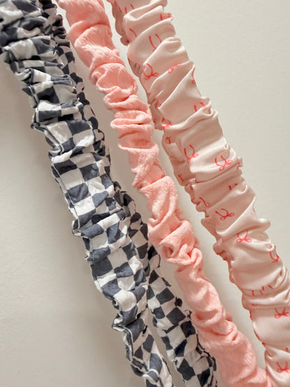 Scrunchie Lanyard with Name Disc