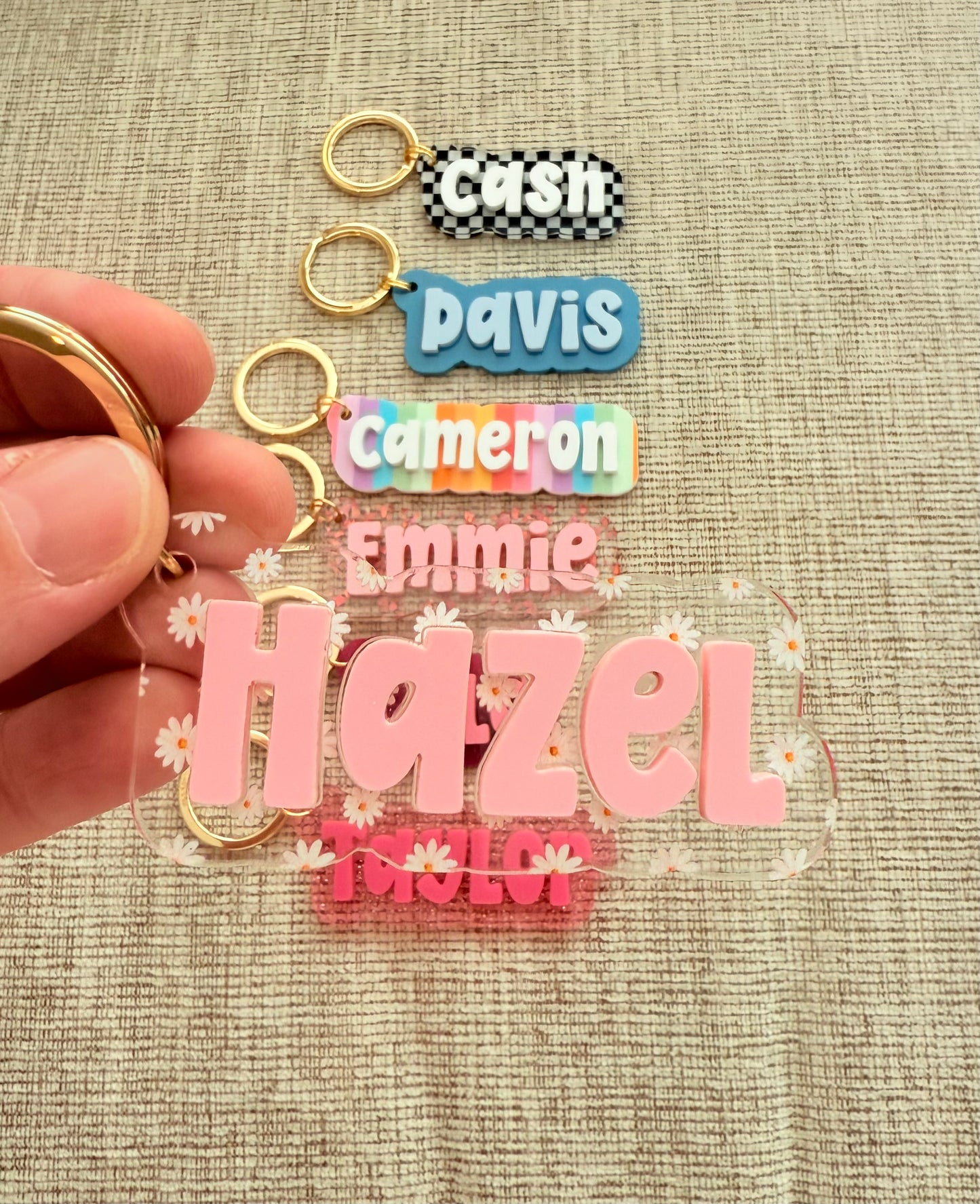 New * Personalized Keychains