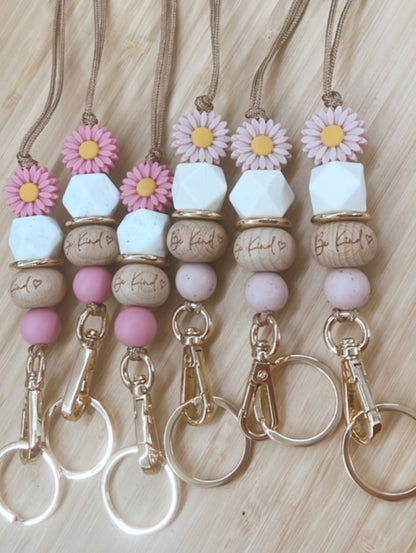 Be Kind | Daisy Flower Lanyard