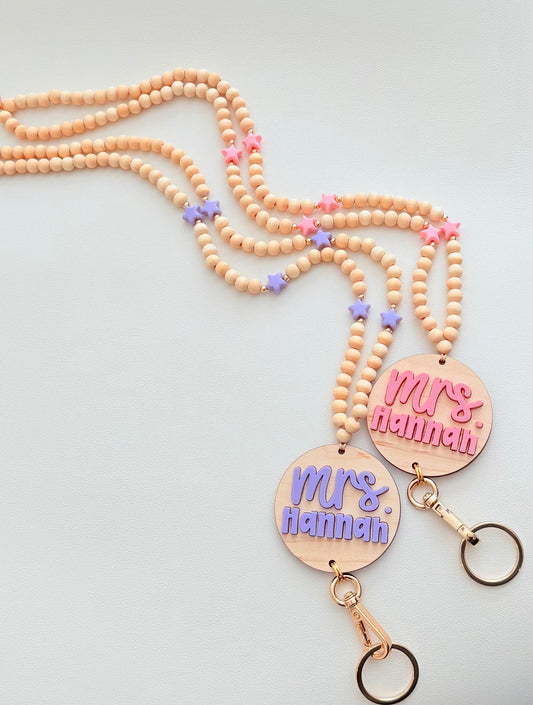 New * Pink or Purple Lanyard