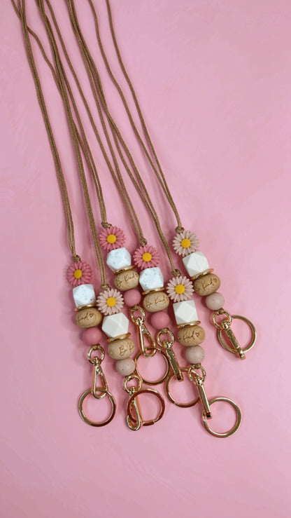 Be Kind | Daisy Flower Lanyard