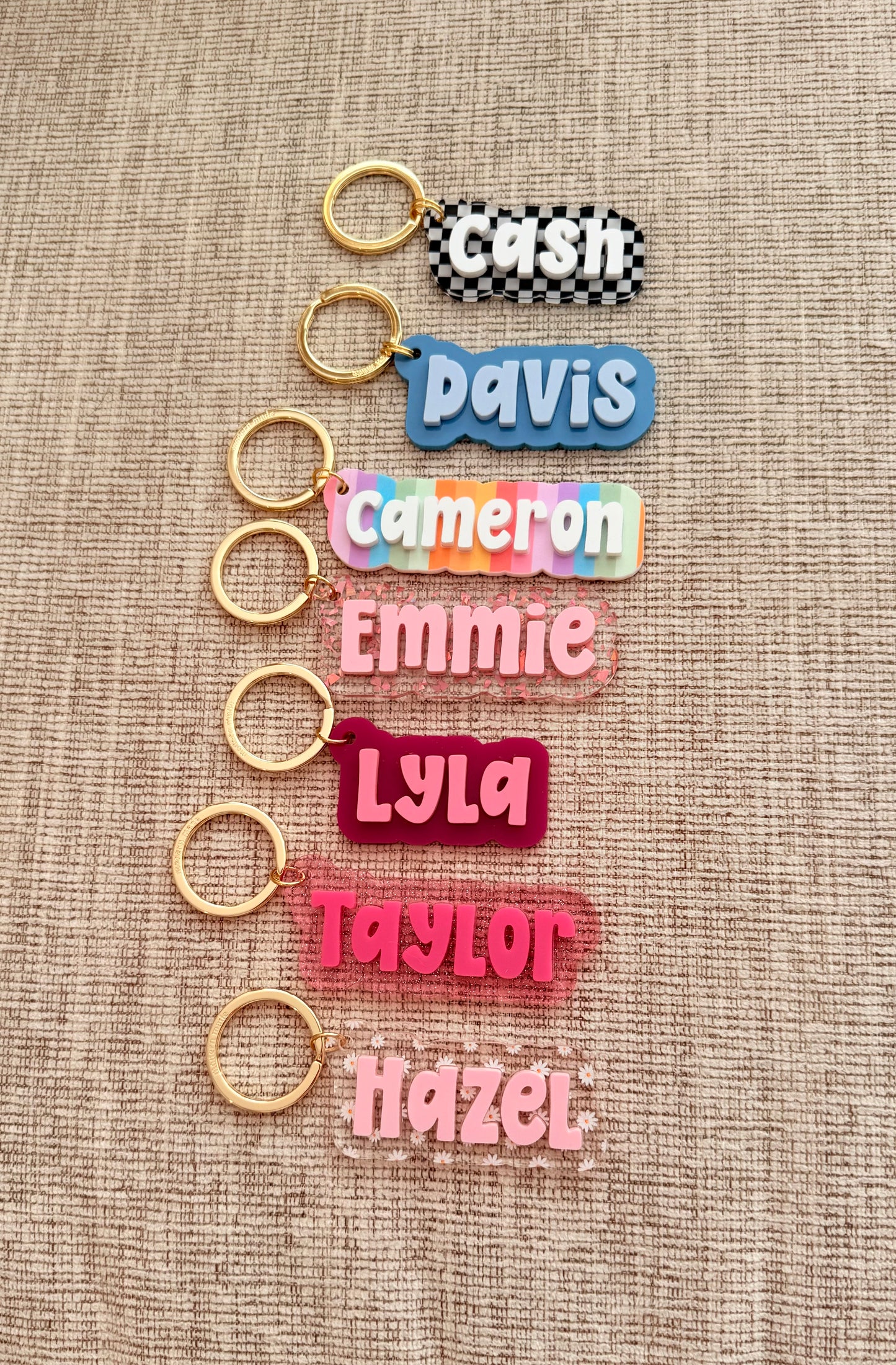 New * Personalized Keychains