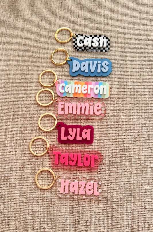 New * Personalized Keychains