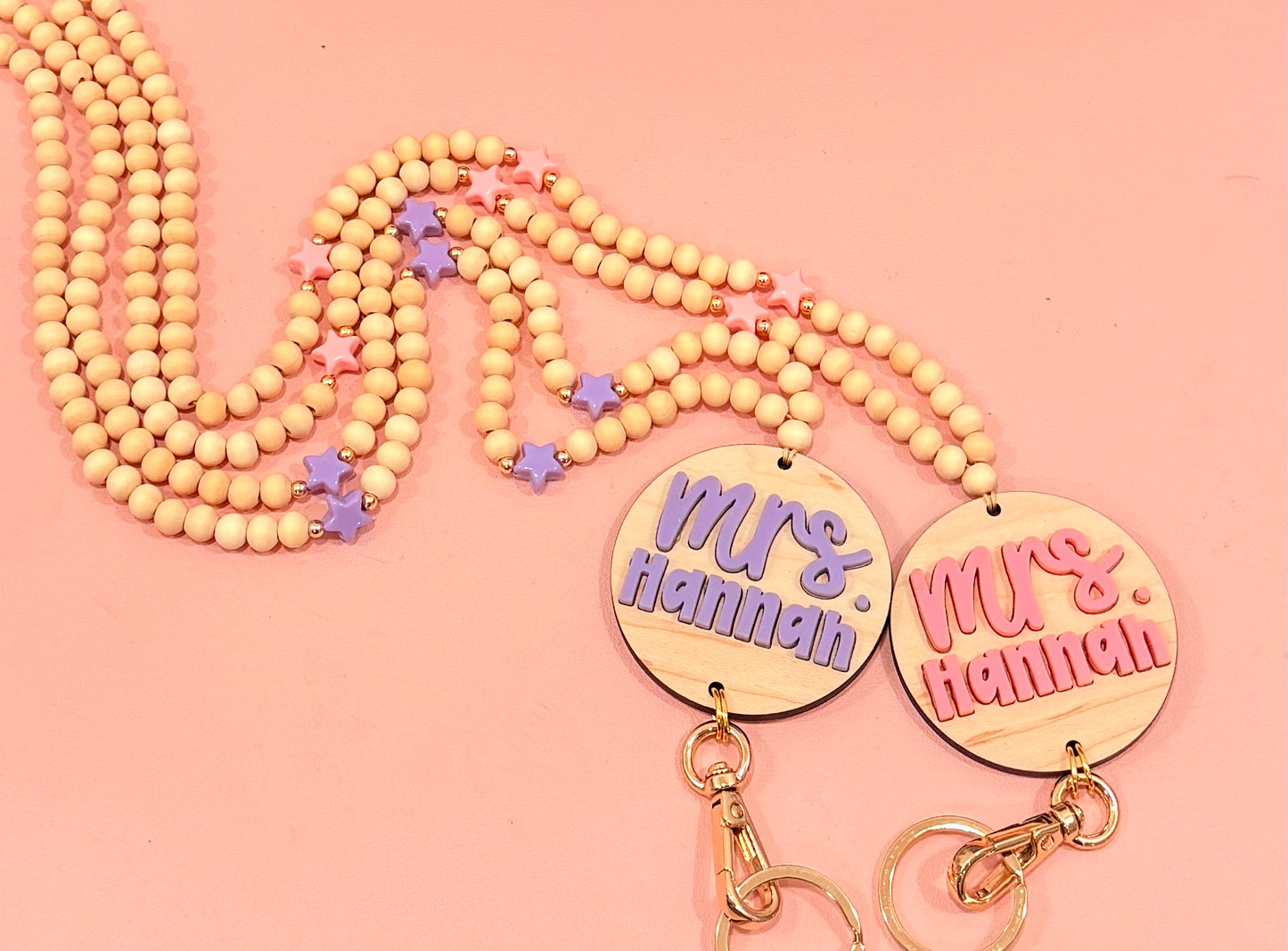 New * Pink or Purple Lanyard