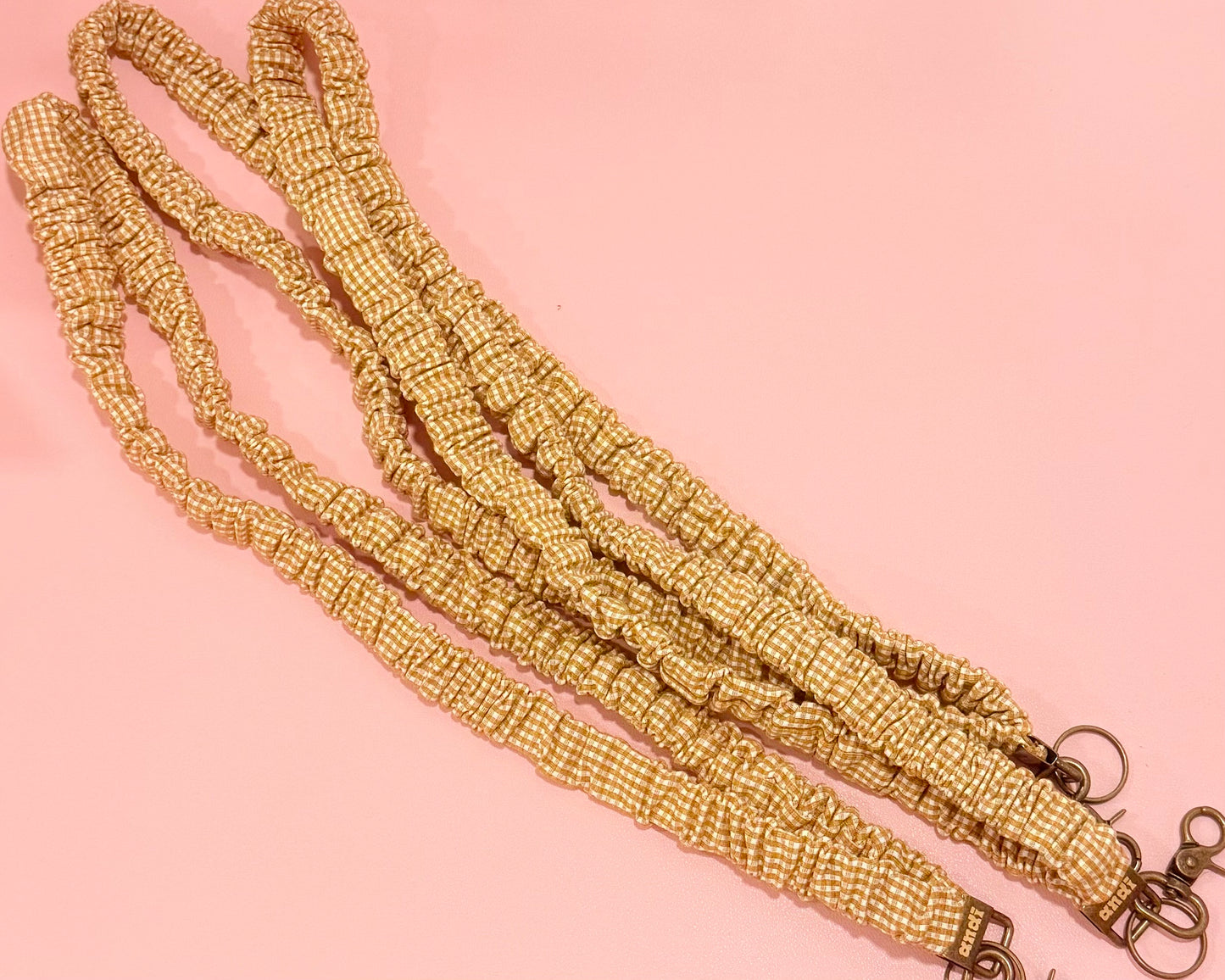 Scrunchie Lanyard with Name Disc