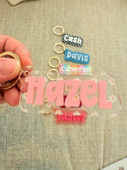 New * Personalized Keychains