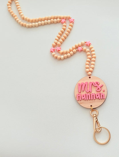 New * Pink or Purple Lanyard