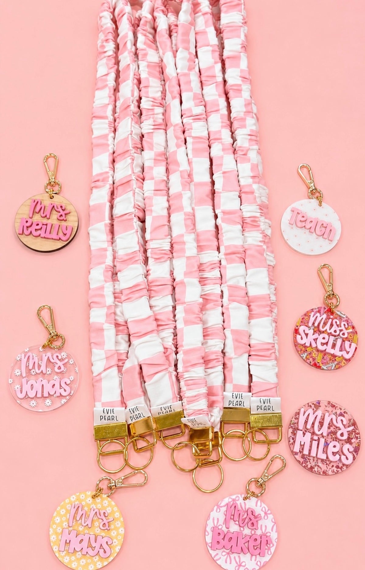 Scrunchie Lanyard with Name Disc