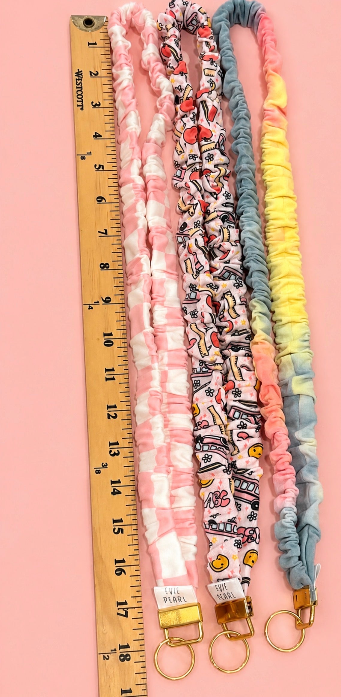 Scrunchie Lanyard with Name Disc