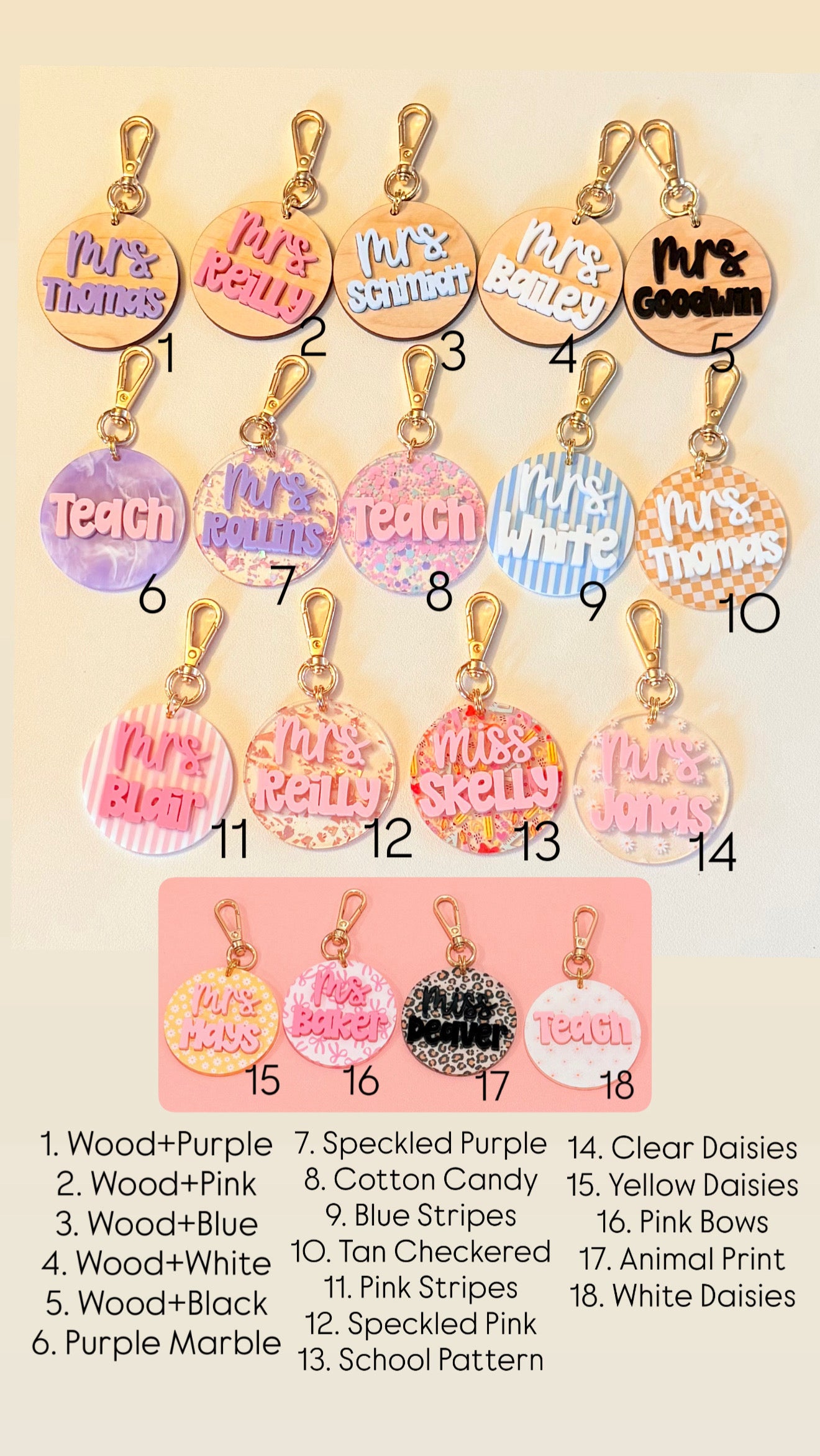 Scrunchie Lanyard with Name Disc