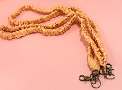 Scrunchie Lanyard with Name Disc
