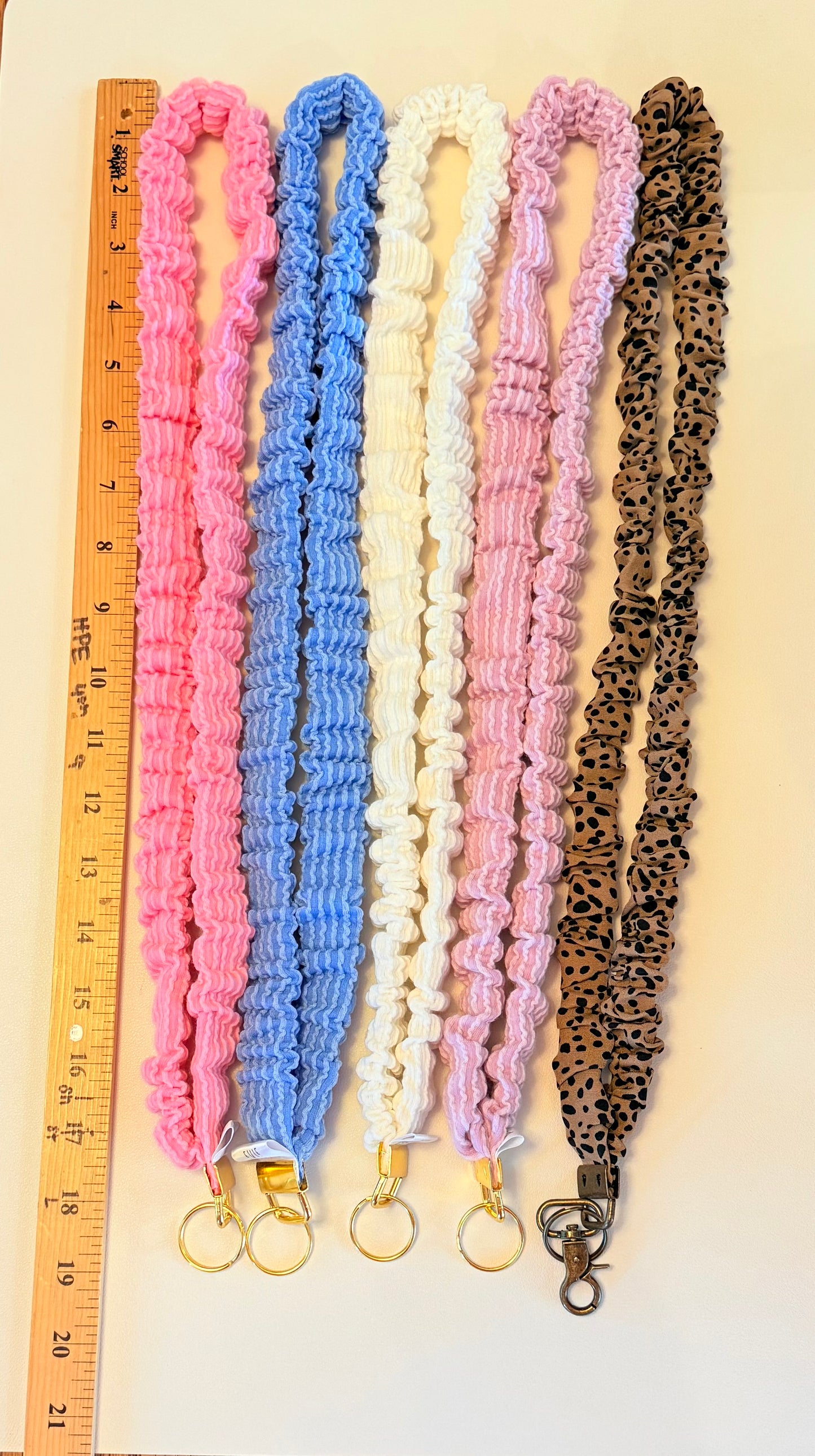 Scrunchie Lanyard with Name Disc