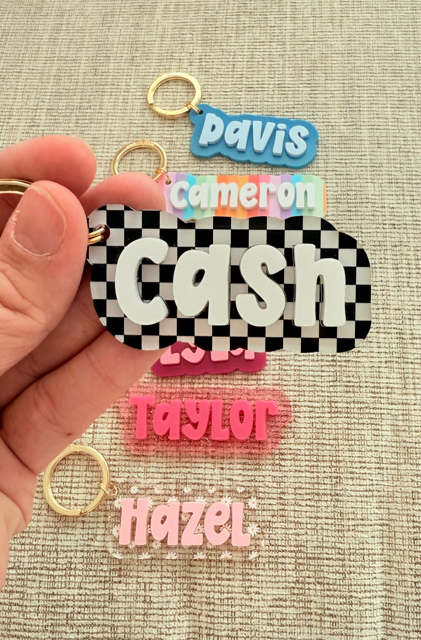 New * Personalized Keychains