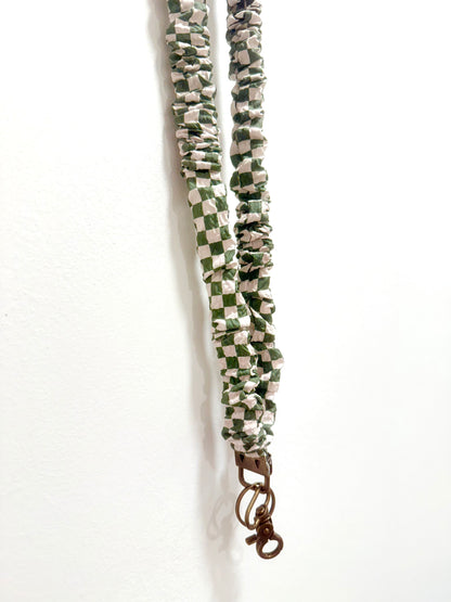 Scrunchie Lanyard with Name Disc