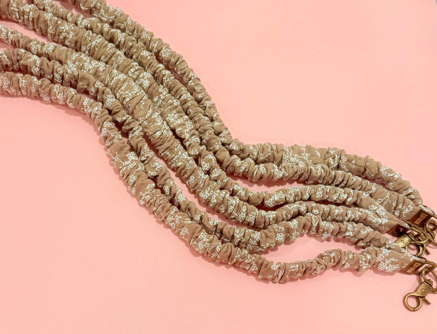 Scrunchie Lanyard with Name Disc
