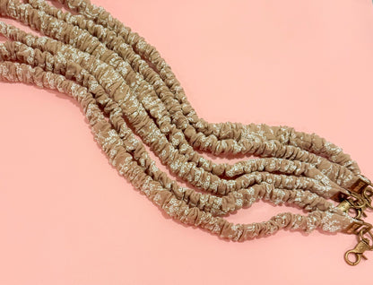 Scrunchie Lanyard with Name Disc