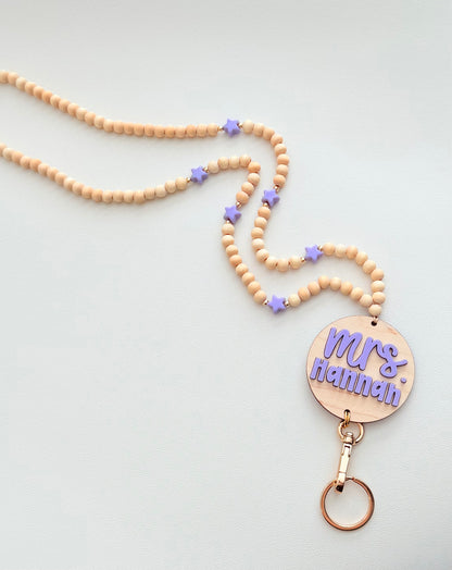 New * Pink or Purple Lanyard