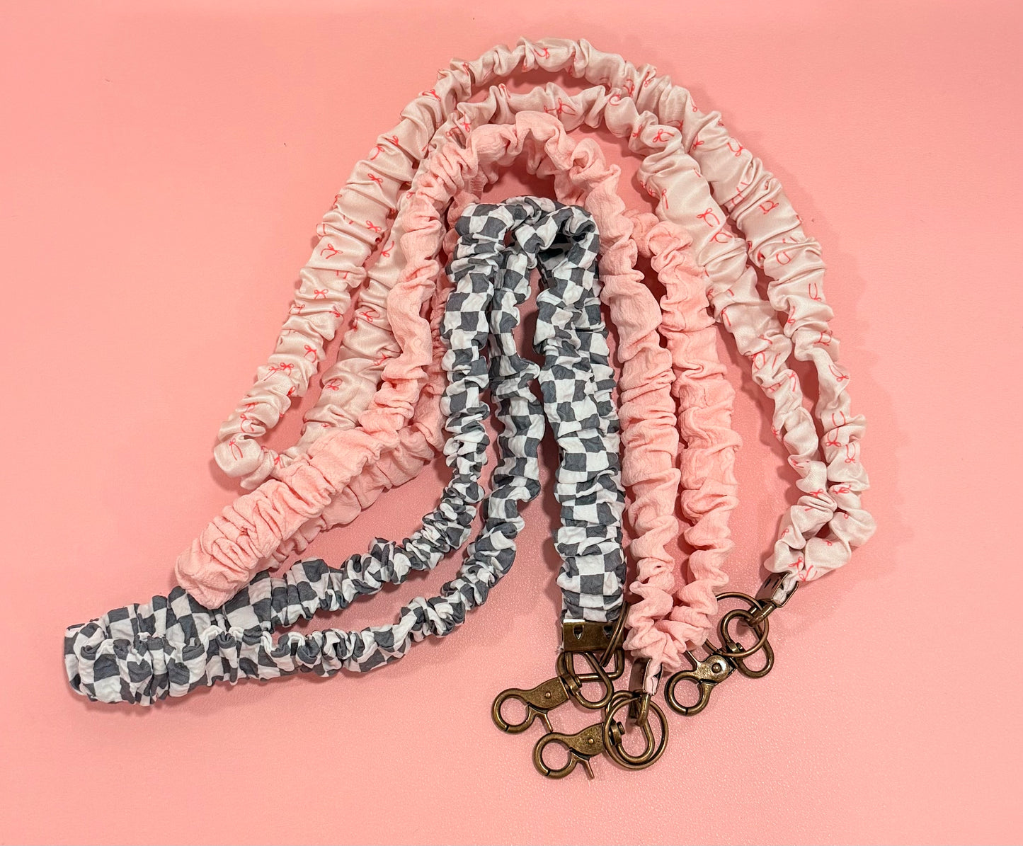 Scrunchie Lanyard with Name Disc