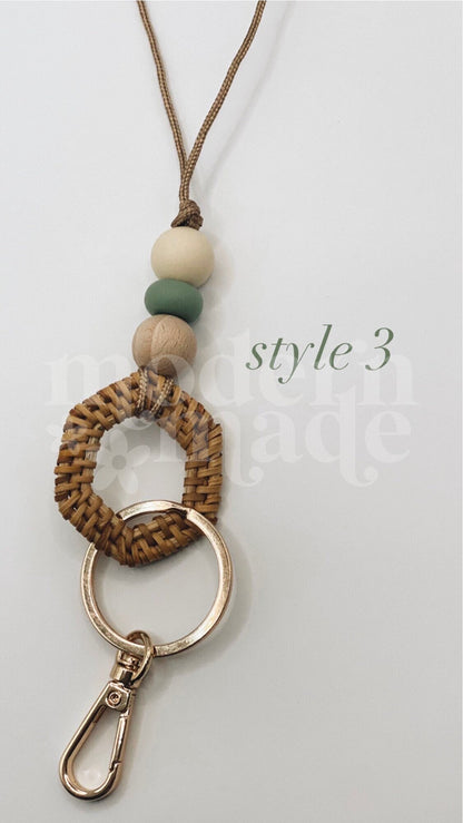 Rattan Teacher Lanyard