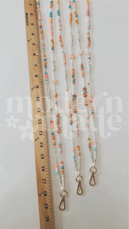 Neutral TEACH Lanyard