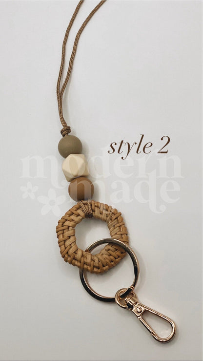 Rattan Teacher Lanyard